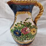 Hand-painted earthenware pitcher Deruta