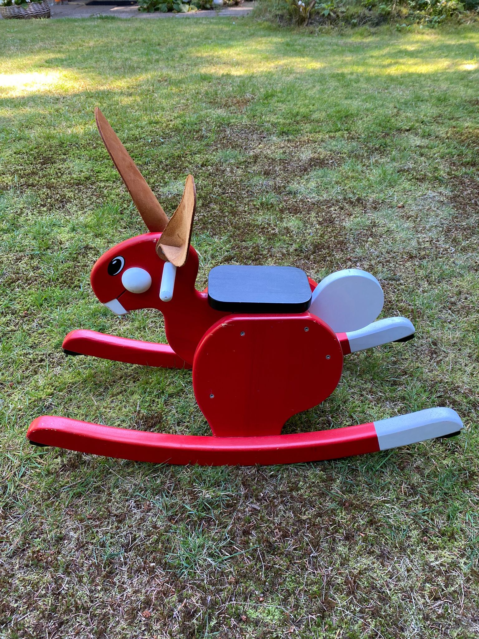 Vintage Rocking Rabbit Red by Björn Dahlström for Playsam
