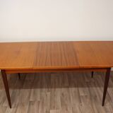 Scandinavian extendable teak dining table 1960