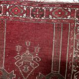 Antique Turkish Konya handmade prayer rug 2.7' x 3.6' 1920s - 1C1220