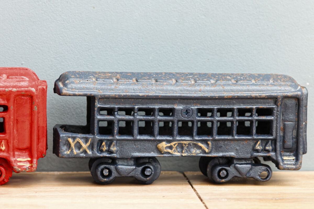 Cast iron train, 50s, made in US