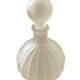 Vintahe Empoli Glass Decanter with Stopper, Italy, 1960s