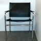 Vintage chrome armchair Klinte Chair by Tord Bjorklund for Ikea 1980