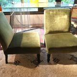 Pair of Napoleon lll armchairs