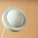 Desk table lamp vintage design 1980 reclining remote arm white