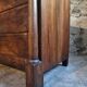 Antique French walnut commode, early 19th century (1800–1830), 4 drawers.