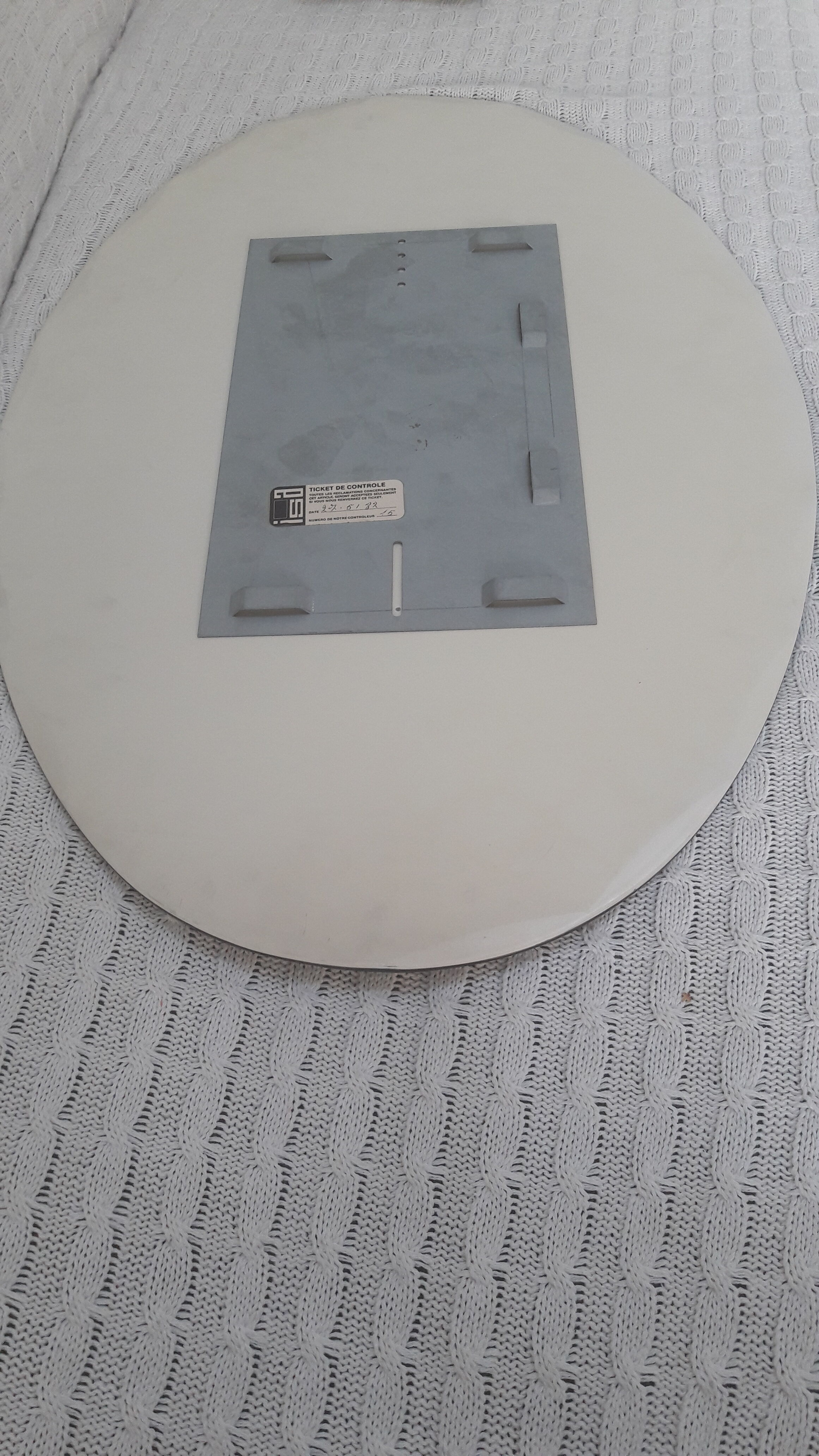 Years 80 beveled mirror 70x47cm