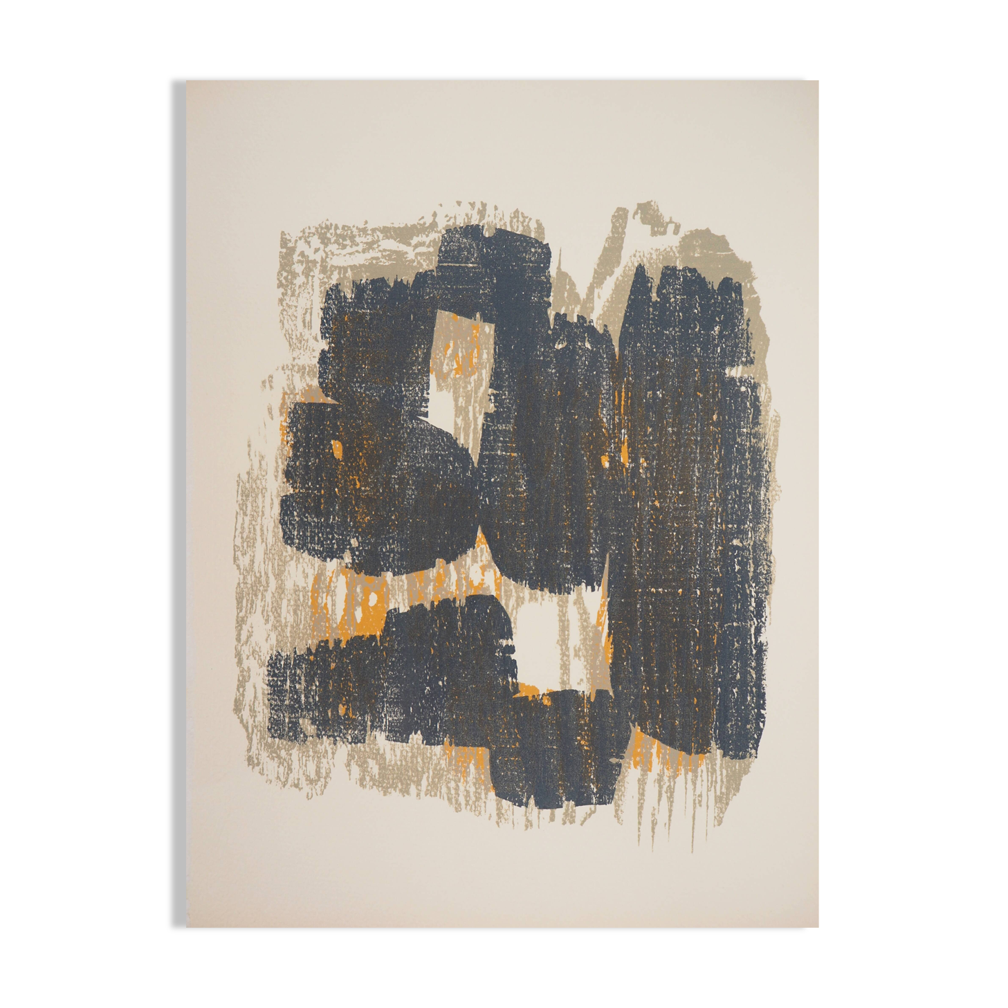 Raoul ubac: rhythm - woodcut