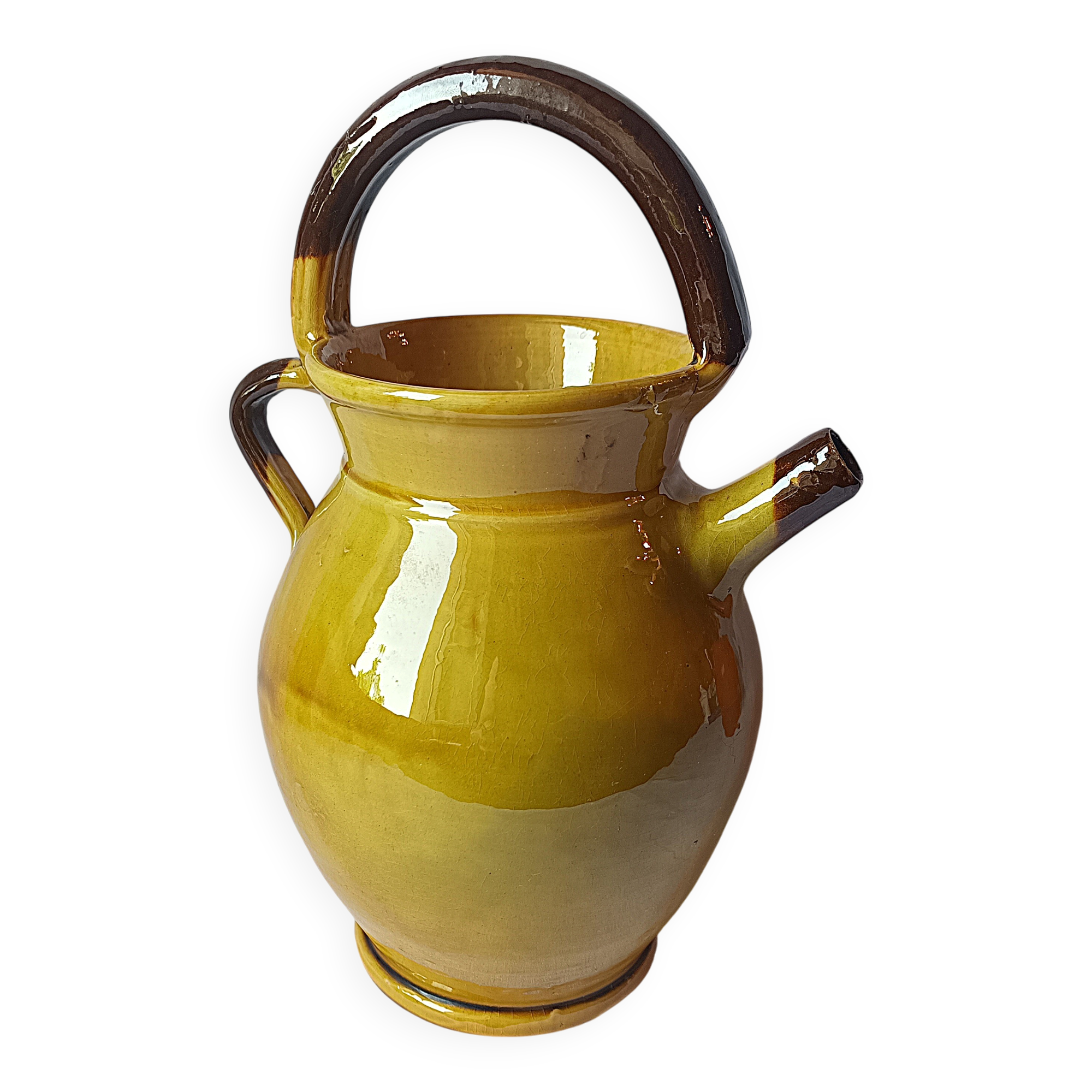 large jug chevrette Aegitna Vallauris vintage 1950 - 30 cm