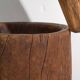 Mortier et pilon anciens de style wabi-sabi (c.1920) #1