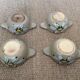 4 glazed terracotta bowls