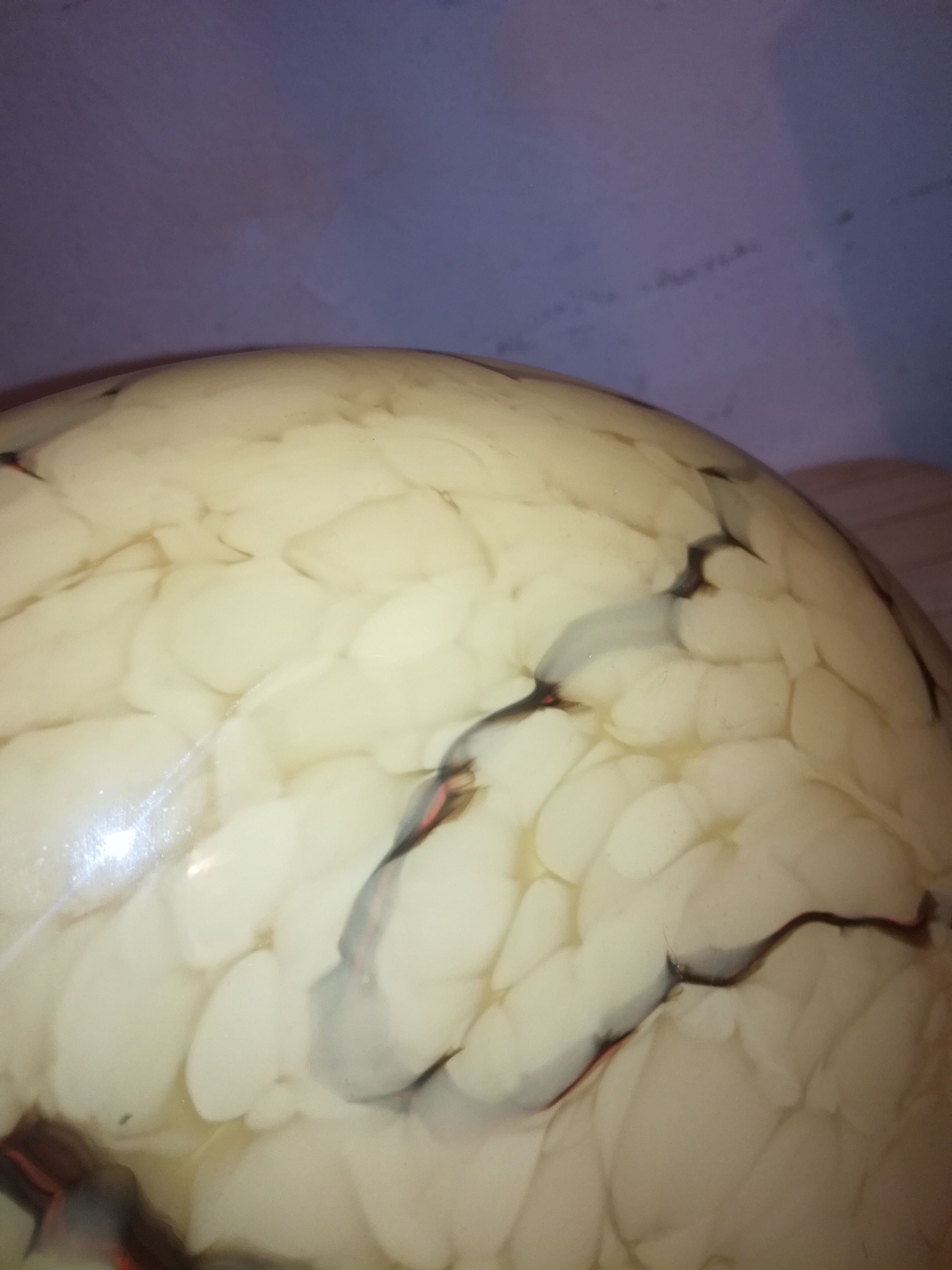 Suspension, glass paste, 50s