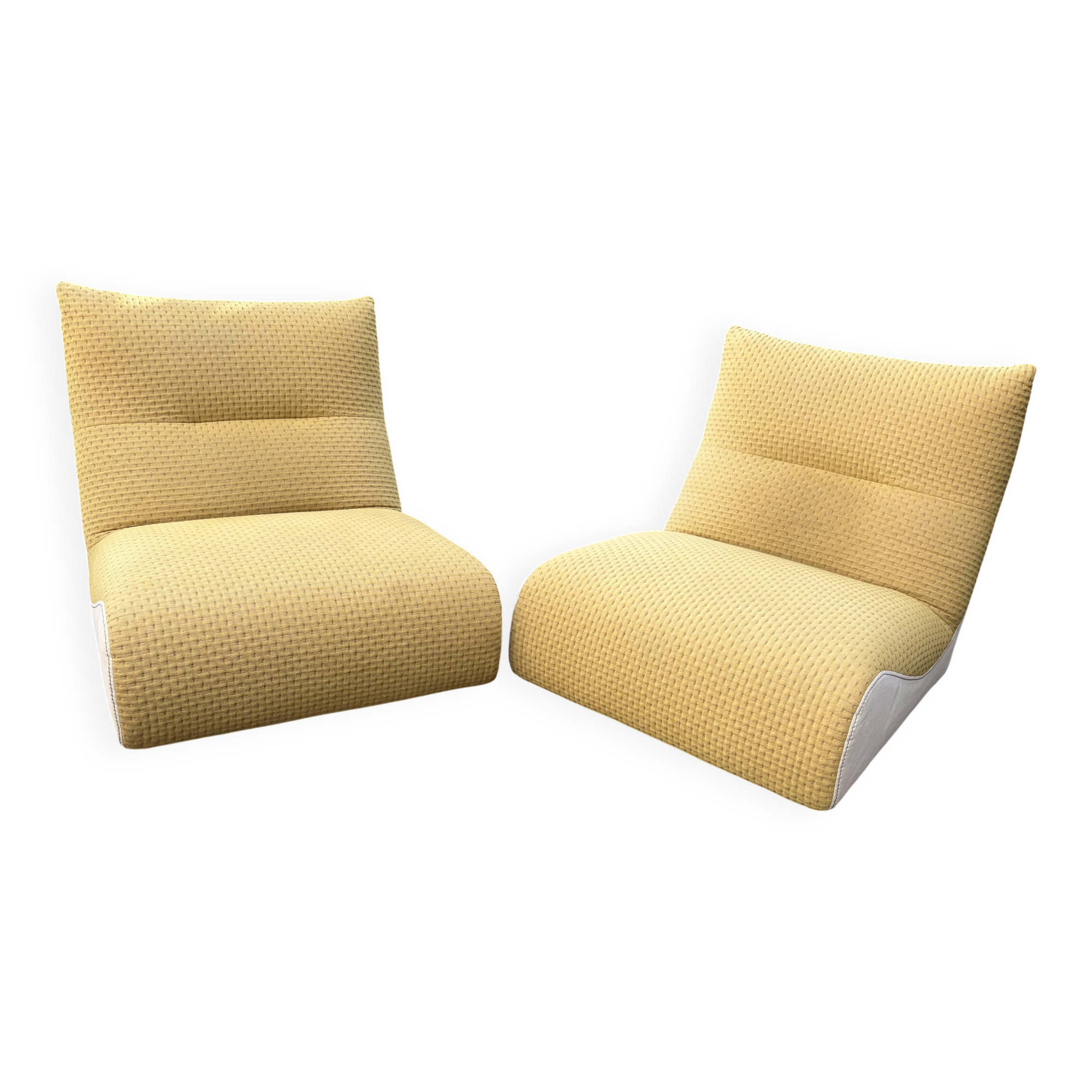 Pair of Roche Bobois armchairs, Calm Time.