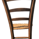 Children's chair wood and straw