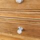 Vintage 1950s oak chest of drawers with 6 drawers.