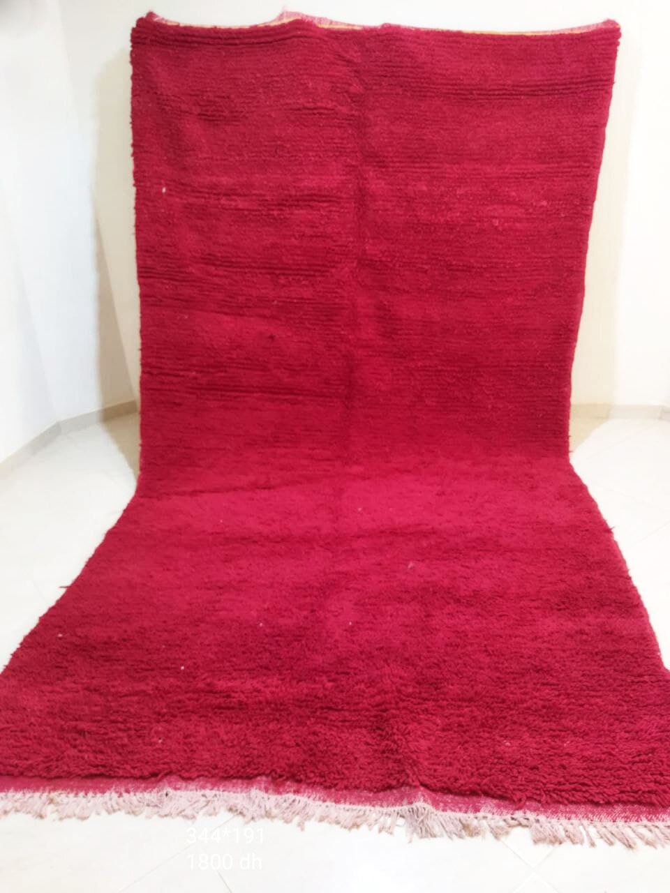 Moroccan berber carpet 344x191cm