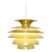 Golden vintage lamp, Denmark 1970s