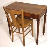 Bureau petite table en pitchpin