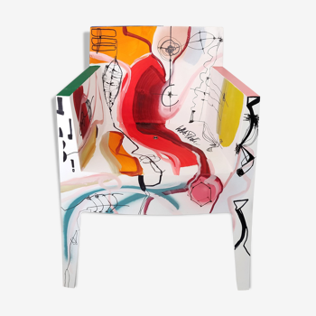 Fauteuil Toy de Philippe Starck painted by WHA.Pantki