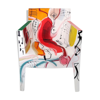 Fauteuil Toy de Philippe Starck painted by WHA.Pantki