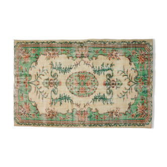 Anatolian handmade vintage rug 276 cm x 175 cm