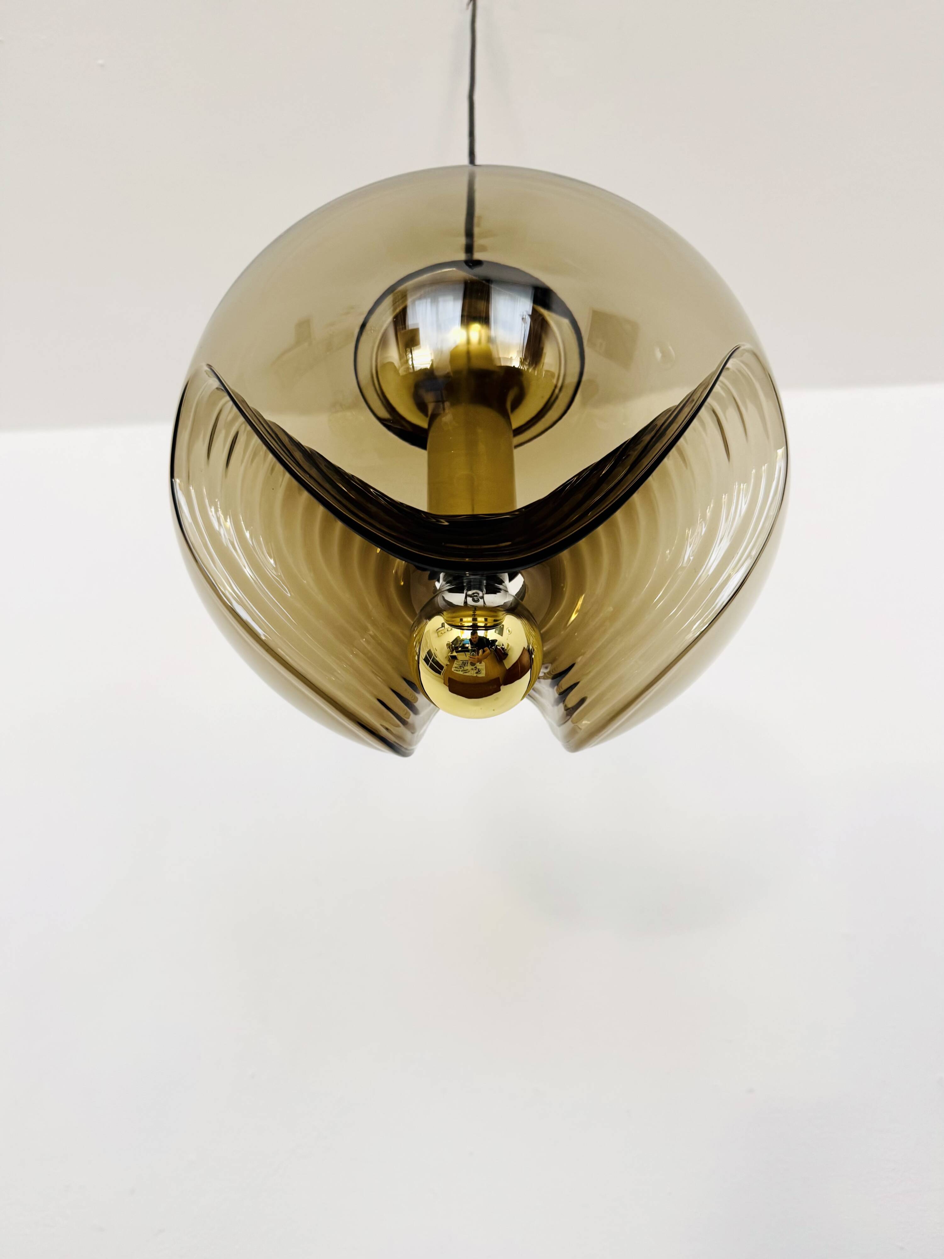 XL Wave Pendant Lamp by Koch and Lowy for Peill and Putzler