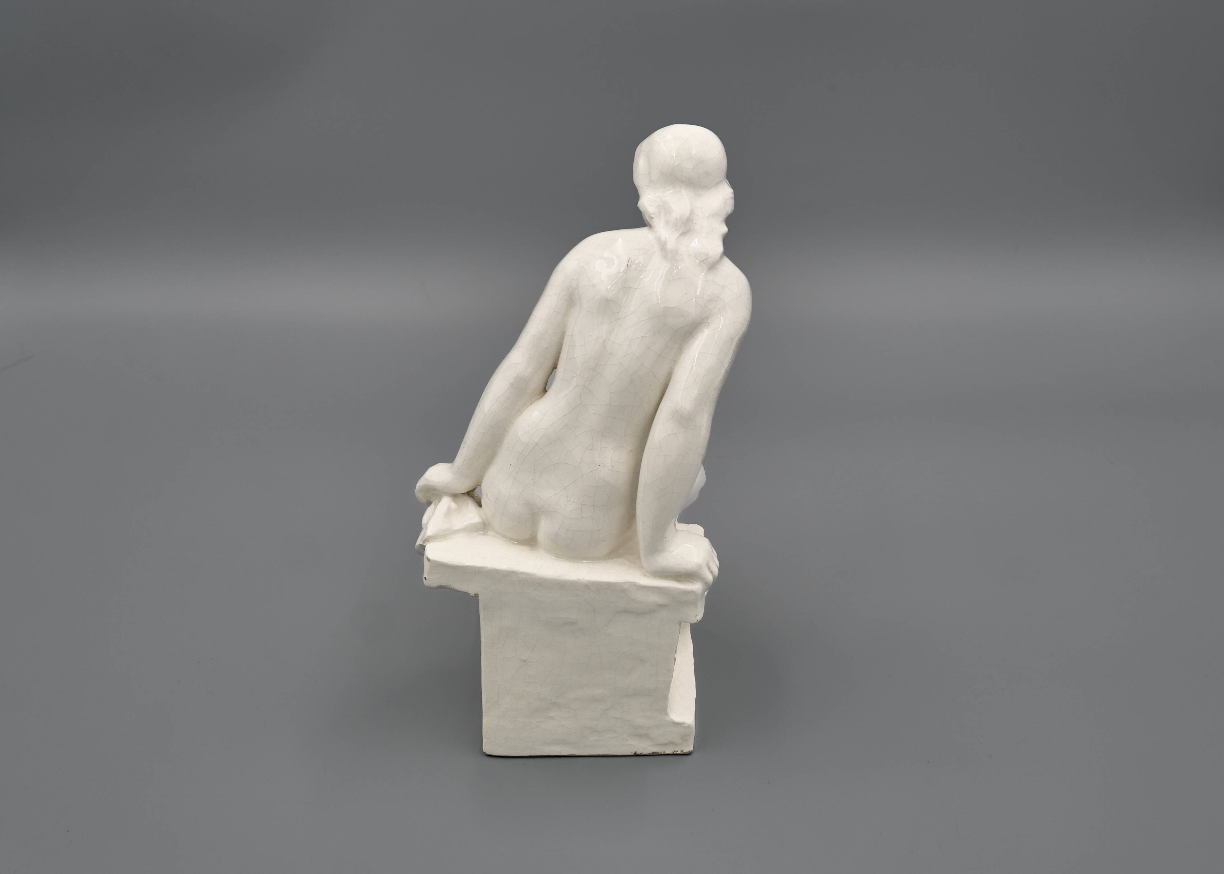 Ceramic Woman Sculpture by Břetislav Benda