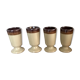 Set of 4 mazagran sandstone mugs