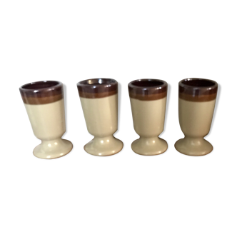 Set of 4 mazagran sandstone mugs