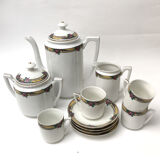Service à café en porcelaine