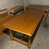 Solid wood table