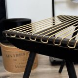 Vintage black Georges Tigien stool