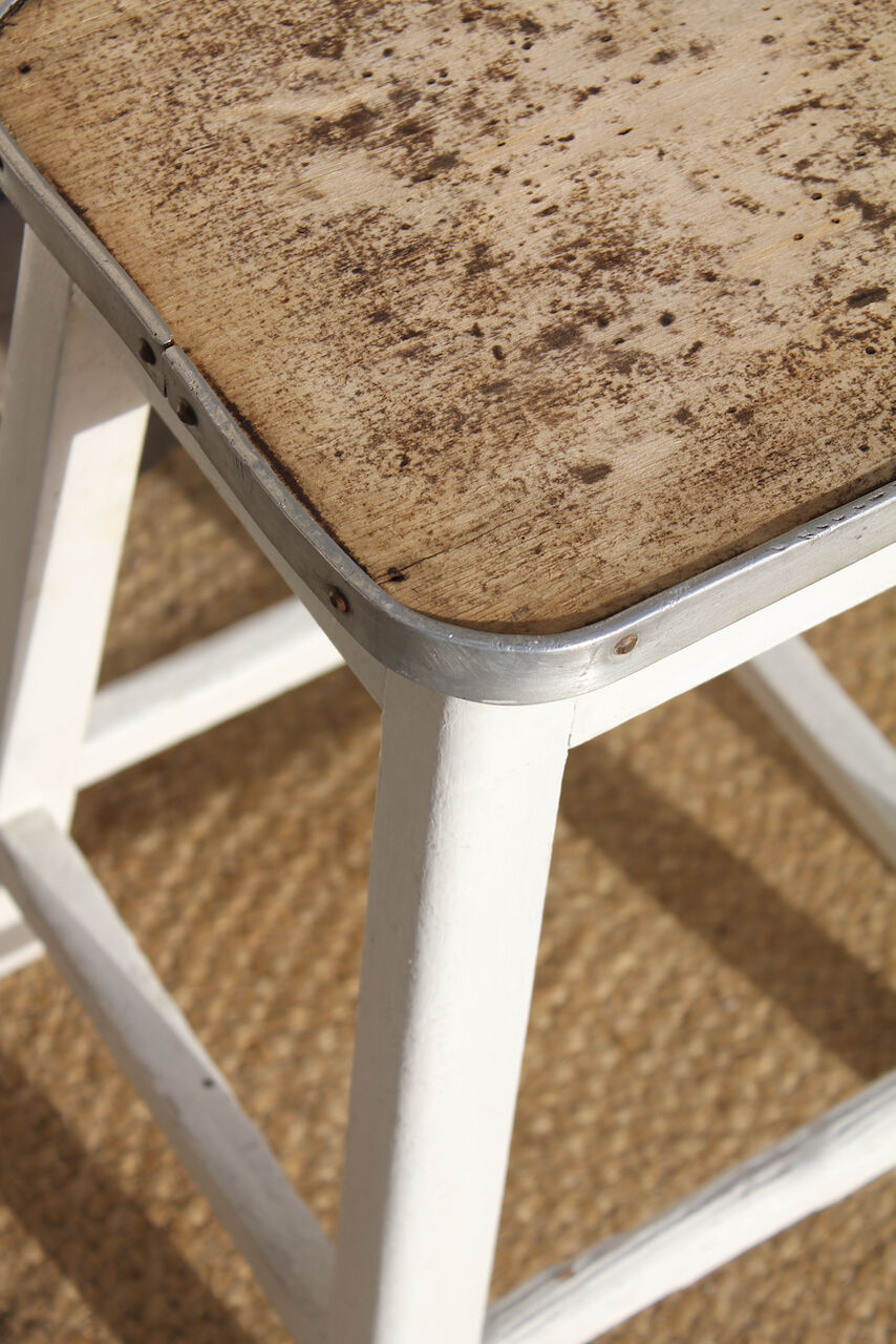 Paire de tabourets vintage