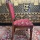 2x8 wooden and fabric chairs