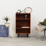 Teak bookcase, Danish design, 1970s, manufactured by Domino Møbler