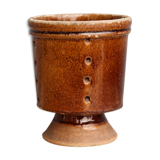 Glazed terracotta spoon