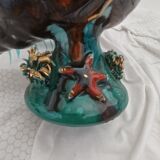 Old shell lamp "Monaco" in ceramic