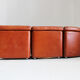 Vintage Italian curved modular sofa 1970s, set of 4
