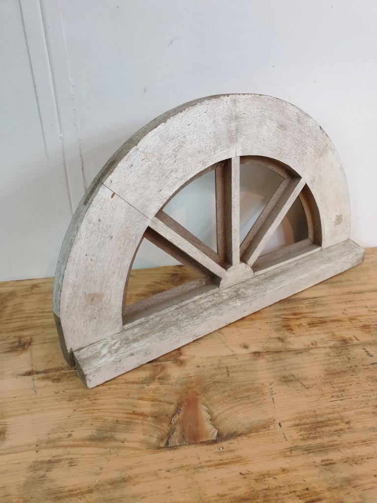 Old half moon window