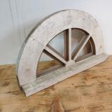 Old half moon window