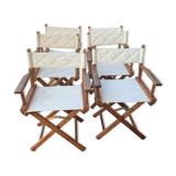 6 folding garden chairs