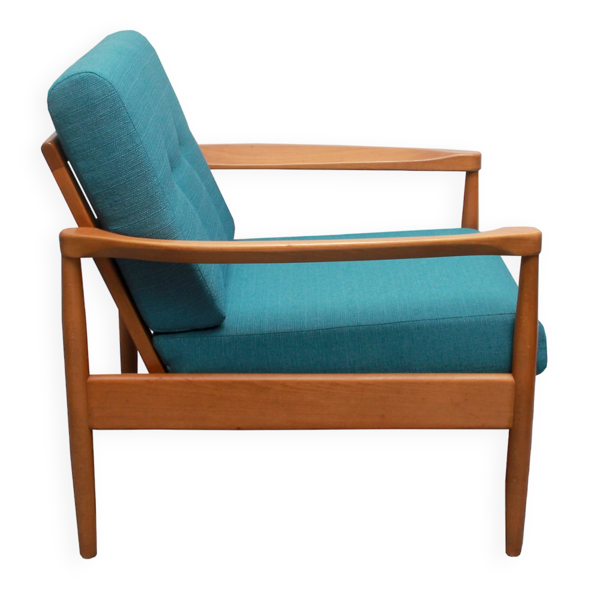 1960s armchair in petrol