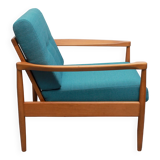 1960s armchair in petrol