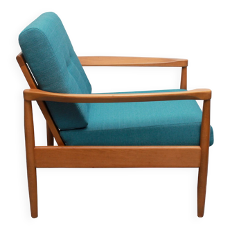 1960s armchair in petrol