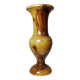 Small vintage hand-turned olive wood vase