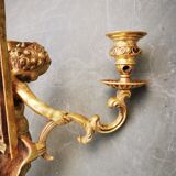 Paire d'applique à décors d'angelots