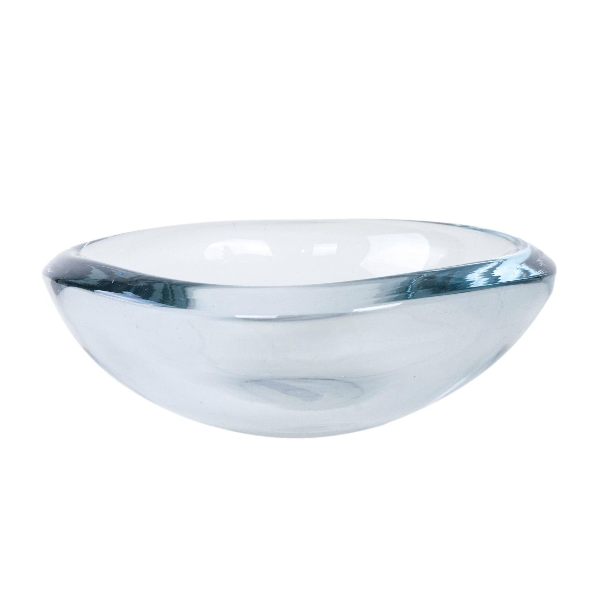 Bol en verre, design danois, années 1960, fabriqué par Holmegaard