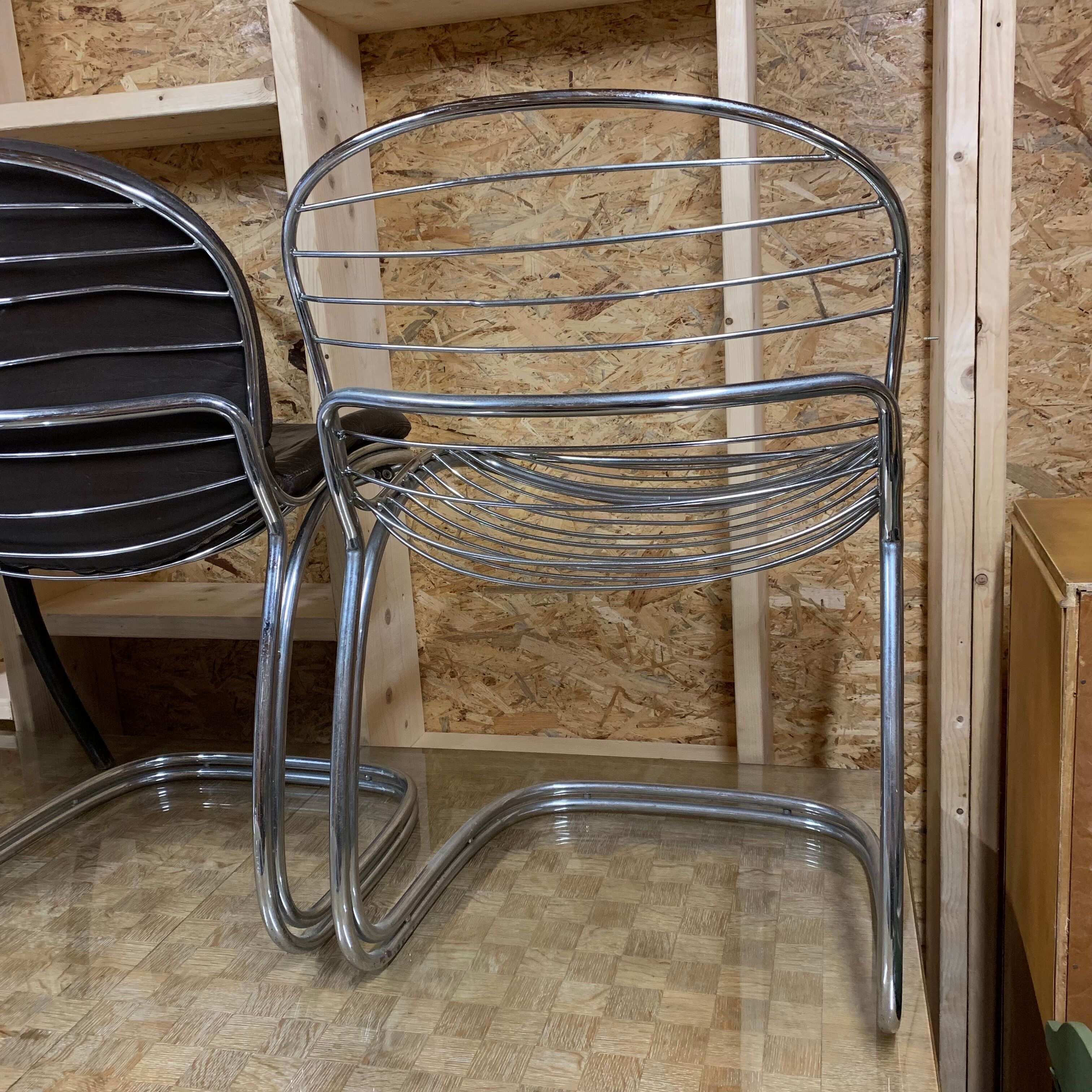 Pair of chairs Gastone Rinaldi 1970