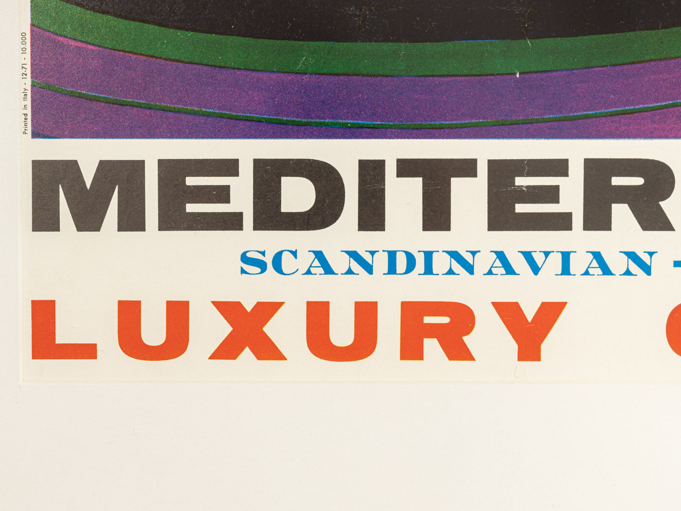 1960s poster, MS Victoria