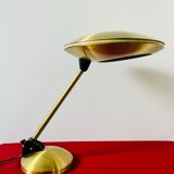 Aluminor brass ufo table / desk lamp 1950